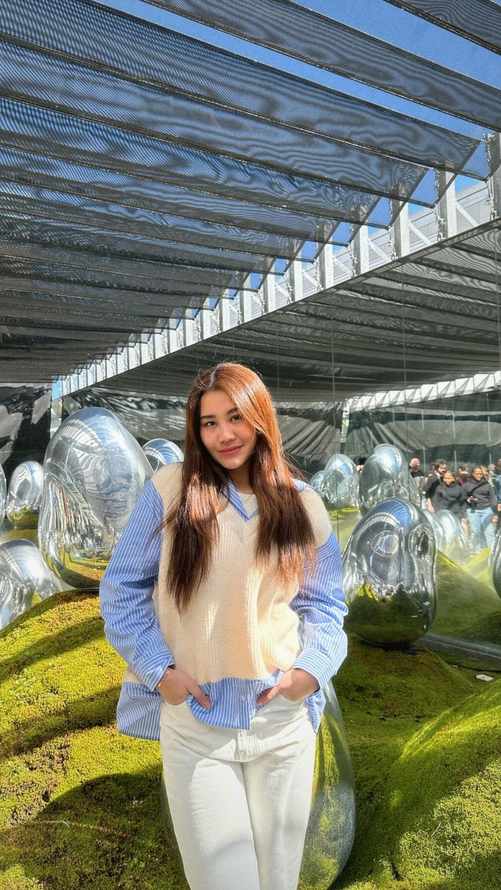 Beberapa waktu lalu, Aaliyah Massaid tampak berlibur Ke Jepang