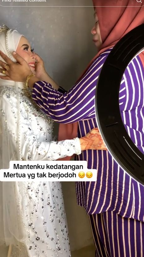 Tak Berjodoh, Pertemuan Pengantin Wanita dengan Ibu Mantan Kekasihnya Ini Penuh Haru