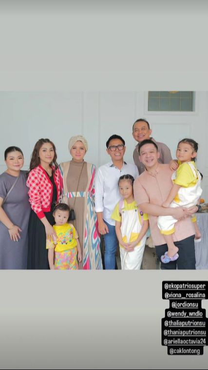 Bertengkar dengan Ruben Onsu, Intip 8 Potret Momen Akrab Jordi Onsu Bertemu Sarwendah dan Anak-anaknya