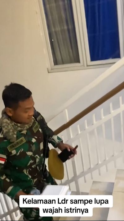 Kelamaan LDR, Prajurit TNI Ini Sampai Lupa Wajah Istri, Ada di Depan Mata Malah Dilewati