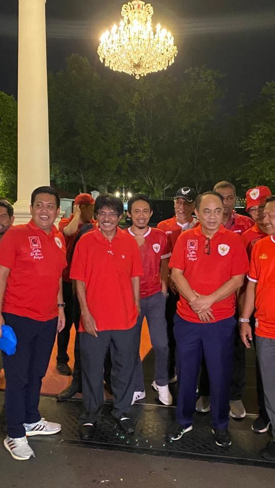 Momen Suasana Nobar Timnas di Istana, Jokowi Langsung Down Saat Gol Dianulir