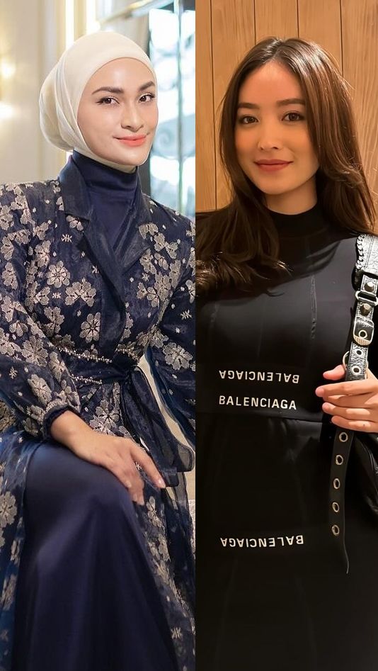 Disindir Cantik Karena Filter, 8 Adu Wajah Natasha Wilona Vs Putri Zulhas Polos Tanpa Makeup