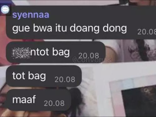 Tote Bag Maksudnya