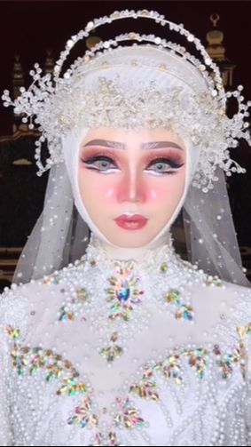 Dan inilah hasil dari makeup sang MUA dalam akun TikTok @junazy_makeup