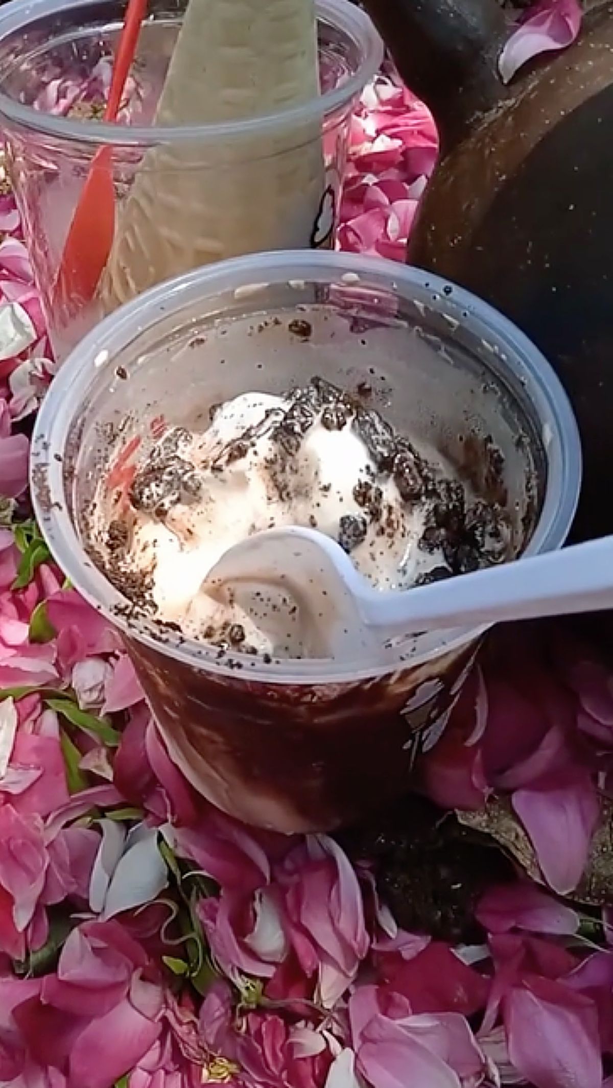 Orangtua Bawakan Es Krim Saat Ziarah ke Makam Anak, Tuai Beragam Respons Warganet