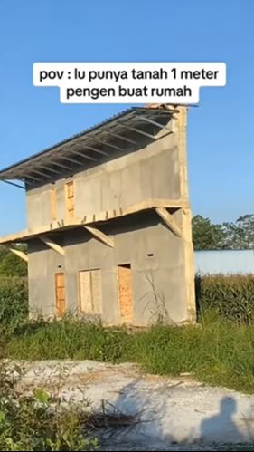Buka pintu langsung tembok
