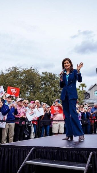 Nikki Haley sempat mengumumkan niatnya untuk menjadi calon Presiden AS dari Partai Republik pada Februari 2023