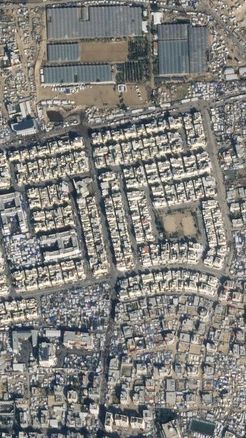 Foto Satelit Pengungsian Rafah Sebelum Aksi Bombardir Zionis Israel yang Dikecam Dunia Internasional