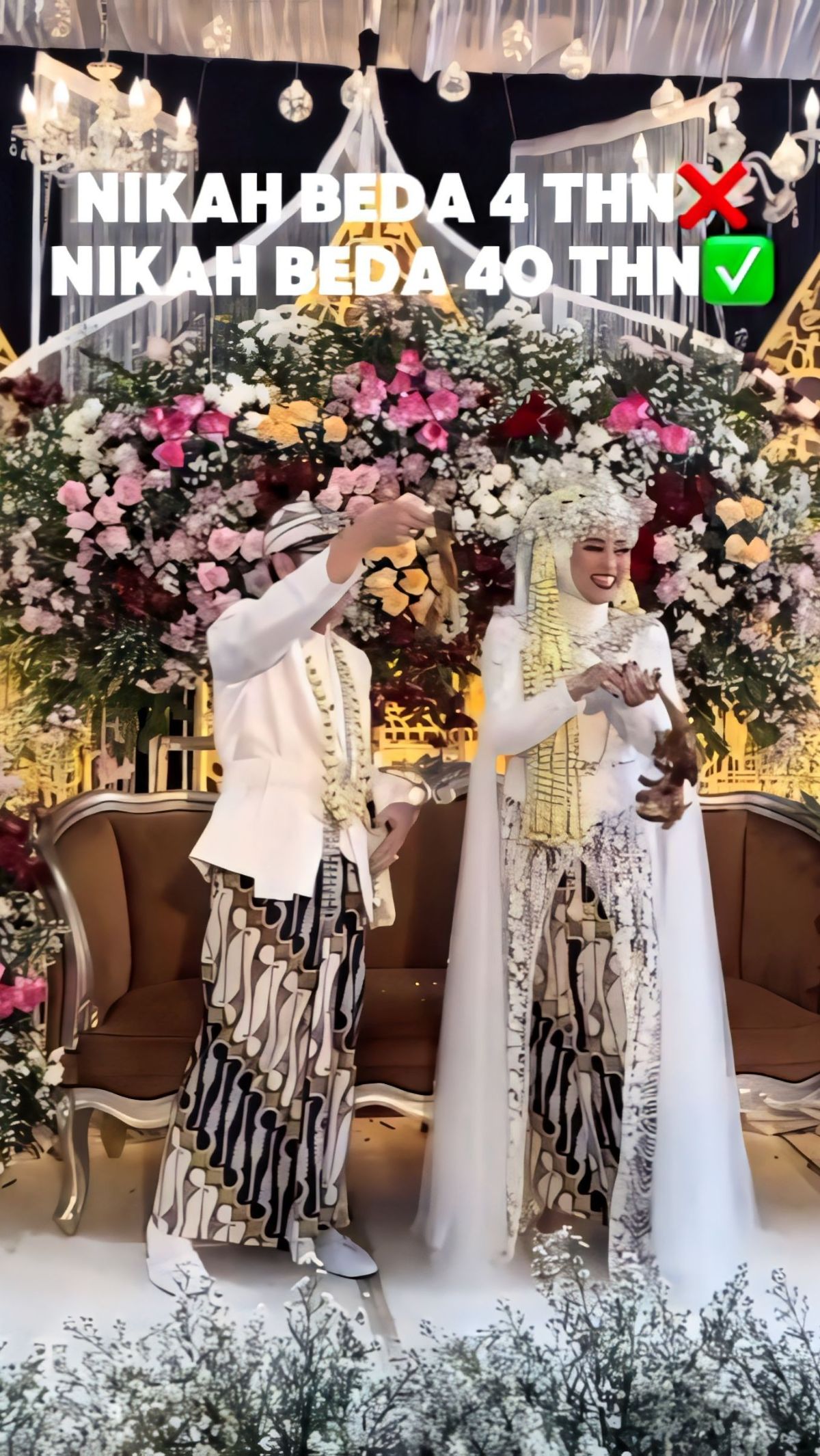 Viral! Pernikahan Beda Usia 40 Tahun di Kuningan Jadi Omongan, Pengantin Pria Dikenal Sebagai Pengusaha Emas Terkenal