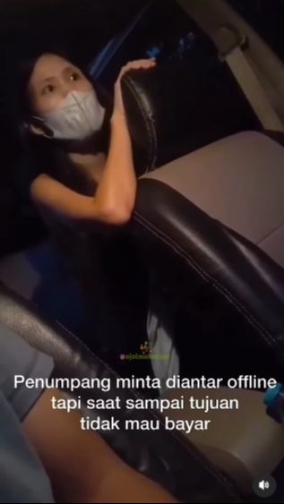 Viral Wanita Penumpang Taksi Online Minta Diantar Secara Offline, Sampai Tujuan Ogah Bayar