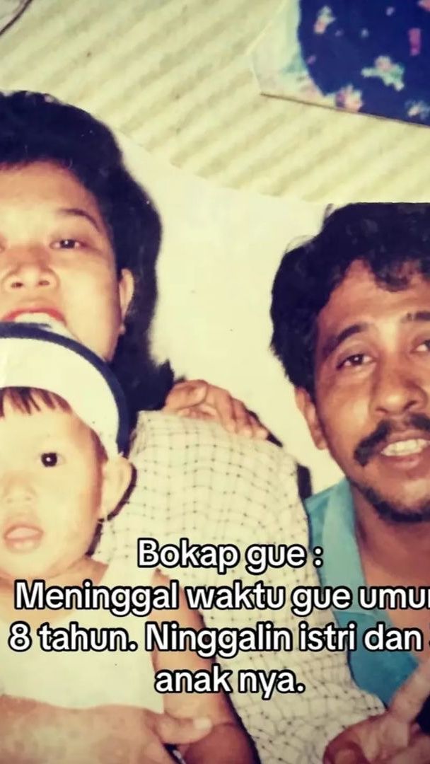 Awalnya ia menceritakan jika sang ayah meninggal saat usianya baru 8 tahun. Ayahnya meninggalkan seorang istri dan 3 anak.