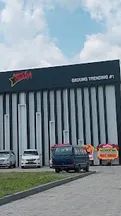 Gedung ini berlokasi di Desa Sumberejo Kabupaten Kediri, tak jauh dari tempat tinggal Happy.