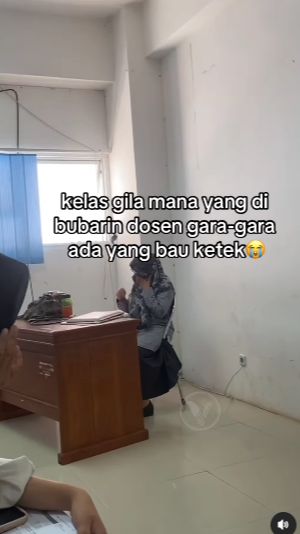 Viral Dosen Bubarkan Kelas Karena Mahasiswa Bau Ketiak, Auto Tutup Hidung