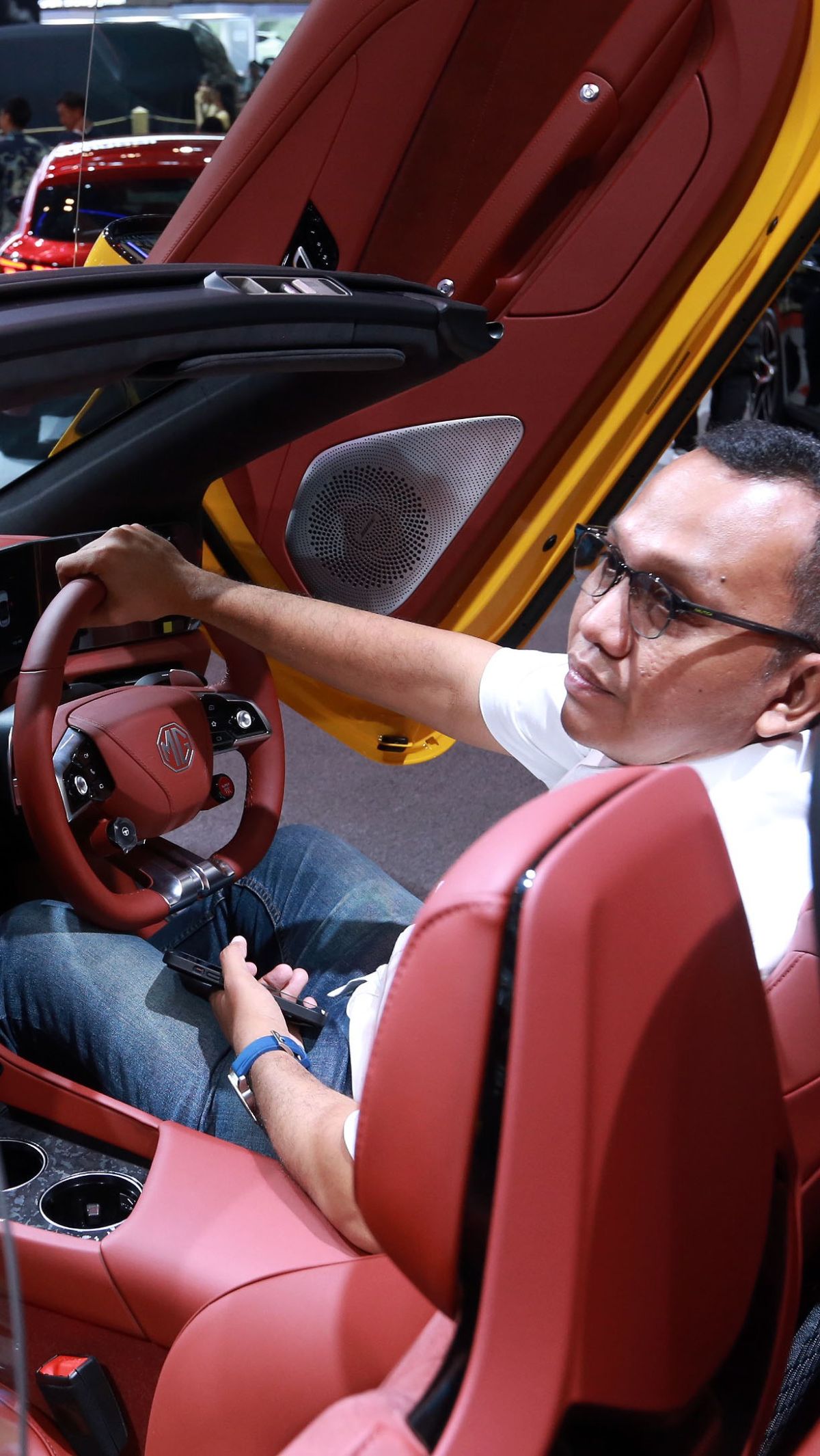 Potret Mobil Sport Listrik MG Cyberster di GIIAS 2024, Tarikannya Bisa 100 KM/Jam dalam 3,2 Detik