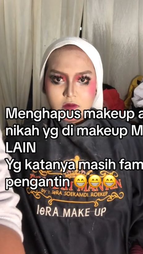 MUA Hapus Riasan Rekomendasi Keluarga karena Hancur Banget, Langsung Rias Ulang