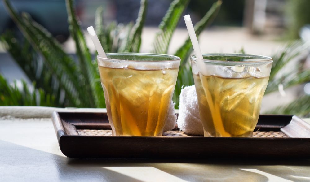 2. Teh hijau dingin