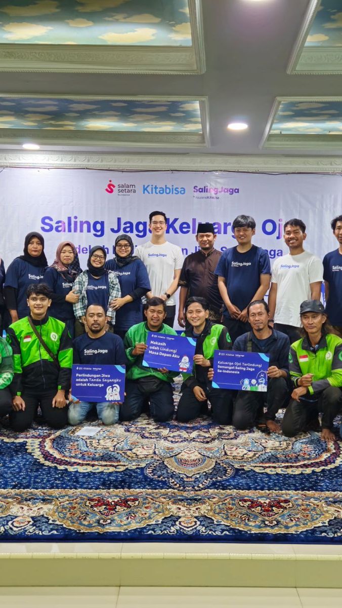 Lebaran Yatim, 3 Lembaga Ini Beri Santunan untuk Anak-anak Keluarga Ojek dan Ojol