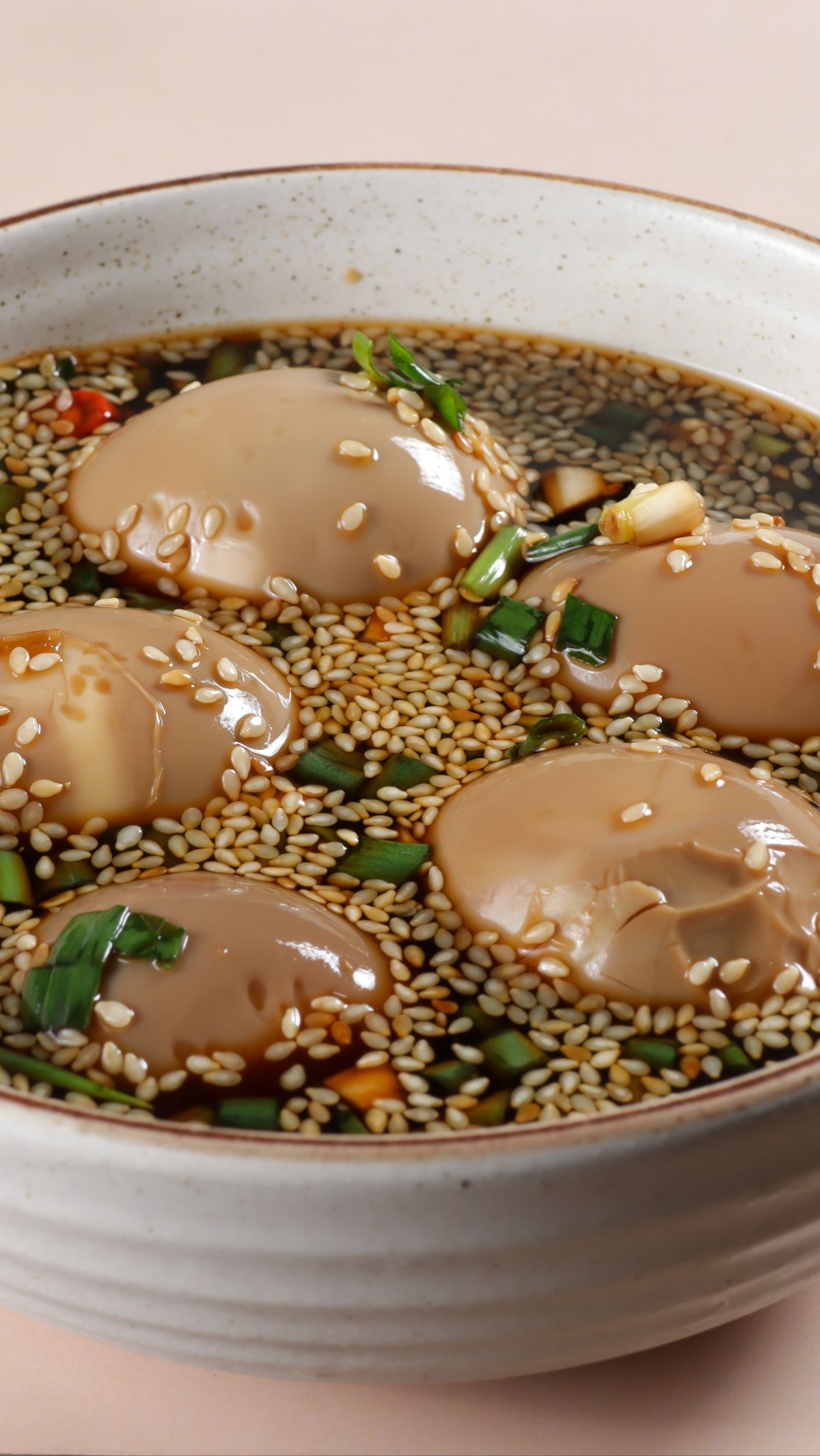 Korean Marinated Eggs, Telur dengan Rendam Saus Mantap Bikinnya Gampang Banget