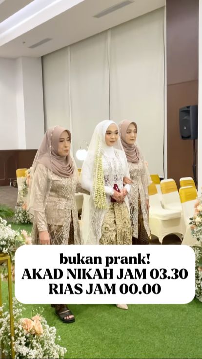 Viral Rias Pengantin Tengah Malam, Warganet: MUA-nya Spek Ultraman