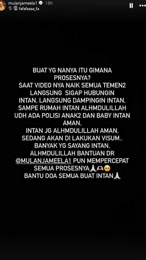 Pihak-pihak yang dibantu oleh Mulan pun turut menyampaikan terima kasih. Mereka juga berharap bahwa korban akan mendapatkan keadilan yang seutuhnya.