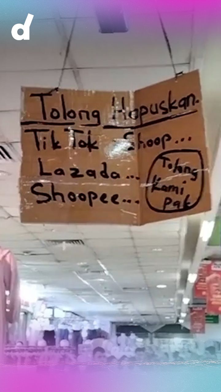 Usai Tiktok Shop Pedagang Tanah Abang Minta Shopee Dan Lazada Ikut