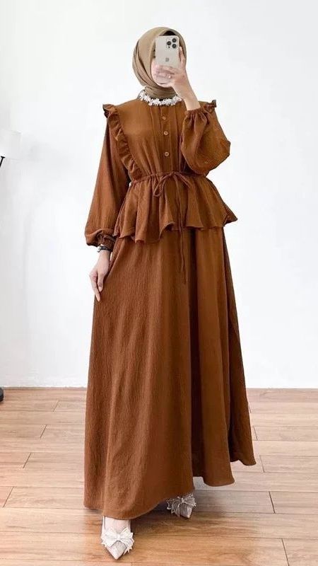 Gamis Crinckle Airflow, Bikin Kamu Makin Modis