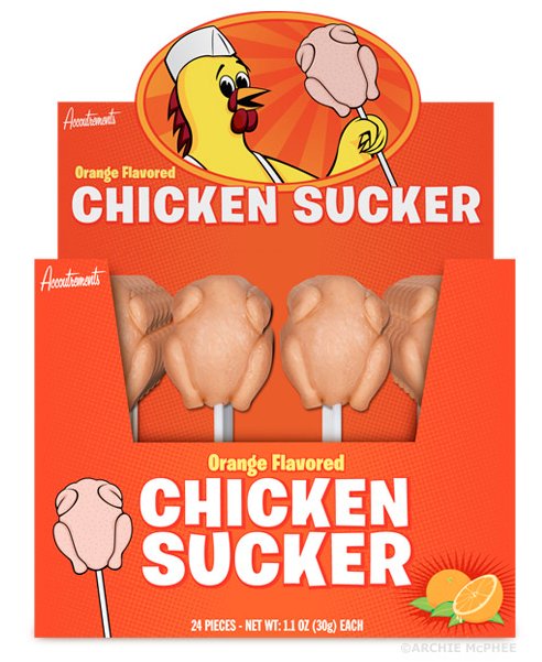 Chicken Sucker, lolipop ayam terjorok di dunia?  merdeka.com