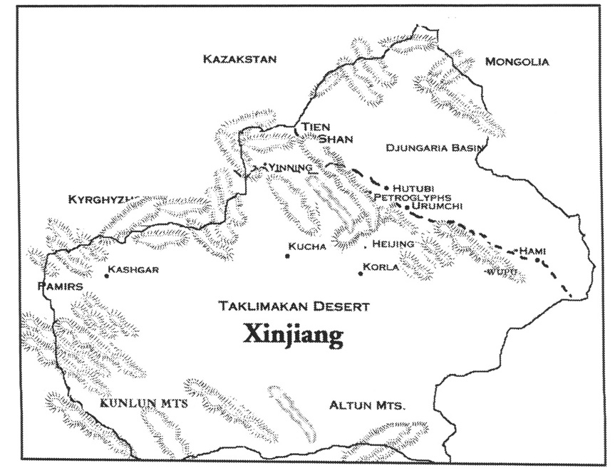 Kangjiashimenji petroglyphic