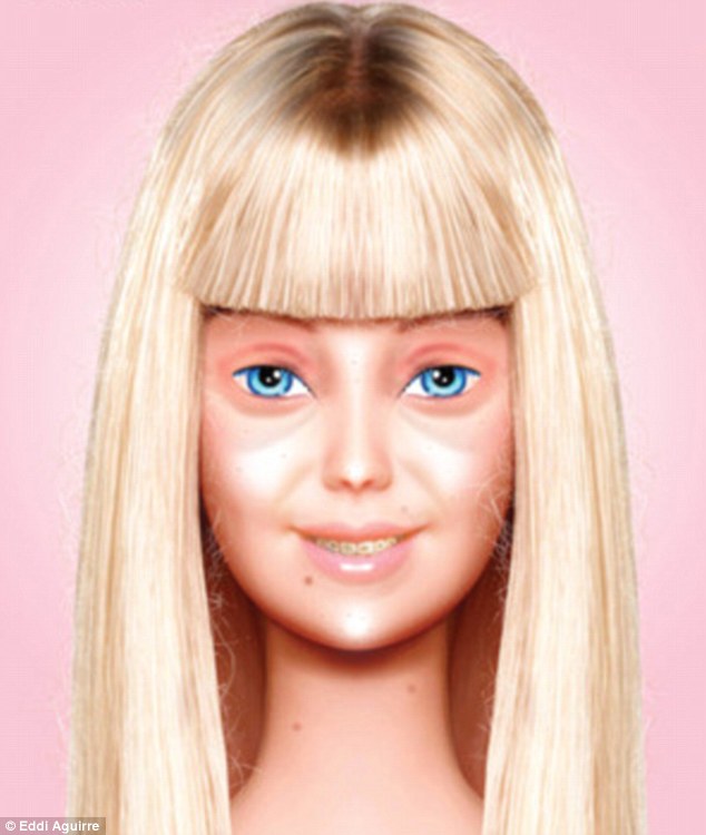 Barbie makeup