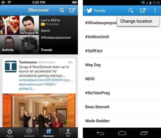 bawa fitur trending topic
