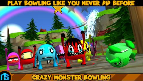 crazy monster bowling