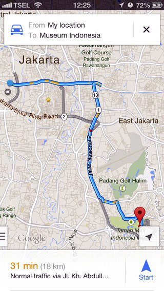 Google Maps untuk iPhone dan iPad