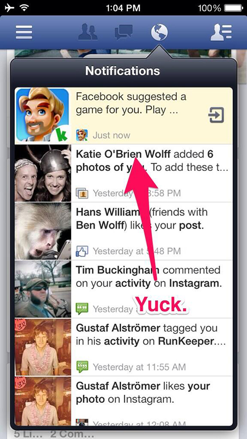 Iklan game Facebook