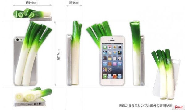 Rajin konsumsi sayuran berkat Spring Onion iPhone Case 