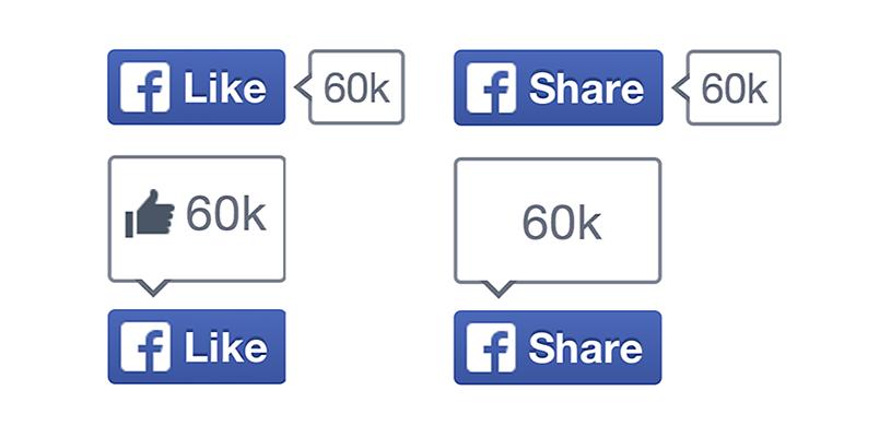 tombol like dan share facebook