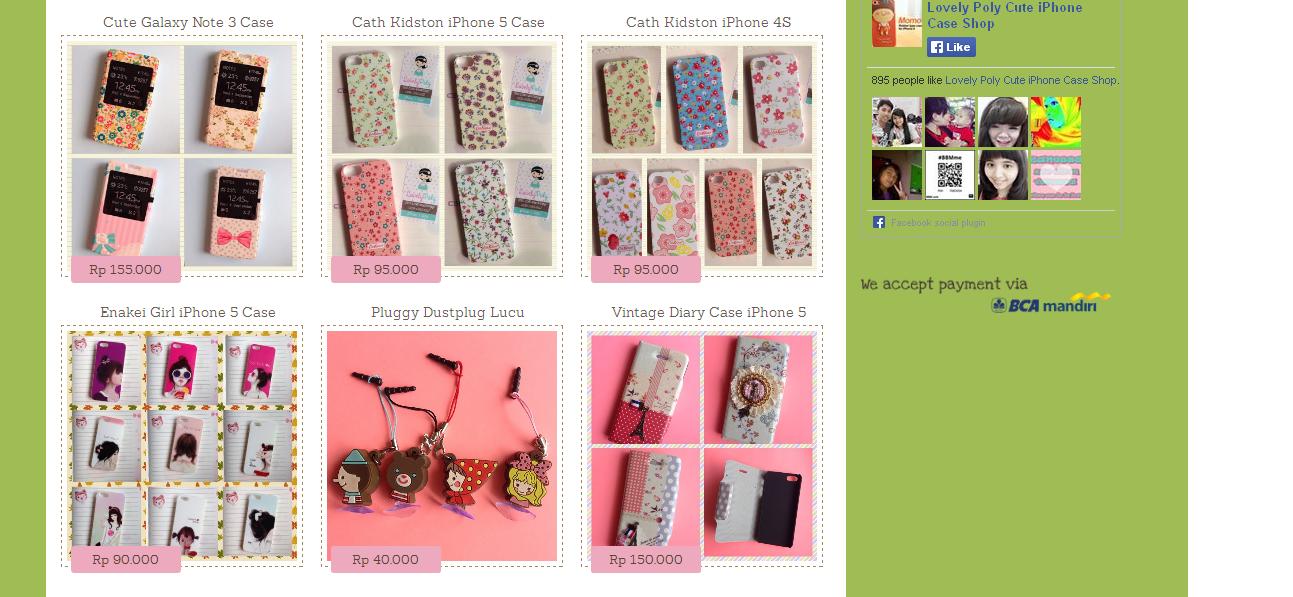 Smartphone case unik dan lucu di Lovelypolyshop.com 