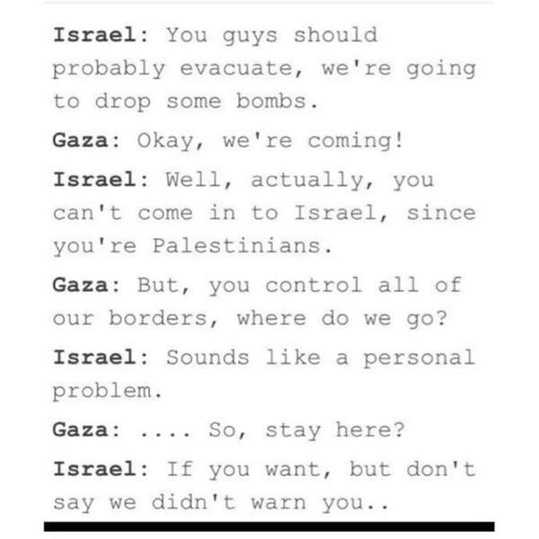 israel dan warga gaza