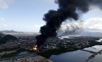 bakar terbakar di brasil