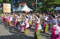 di denpasar gelar tari pendet