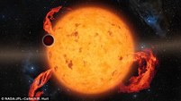 k233b mengelilingi bintangnya