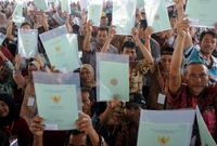 7000 sertifikat tanah gratis
