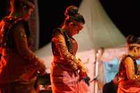 ulos tersaji di festival danau toba 2018
