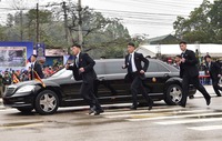 kim jong un menuju hanoi
