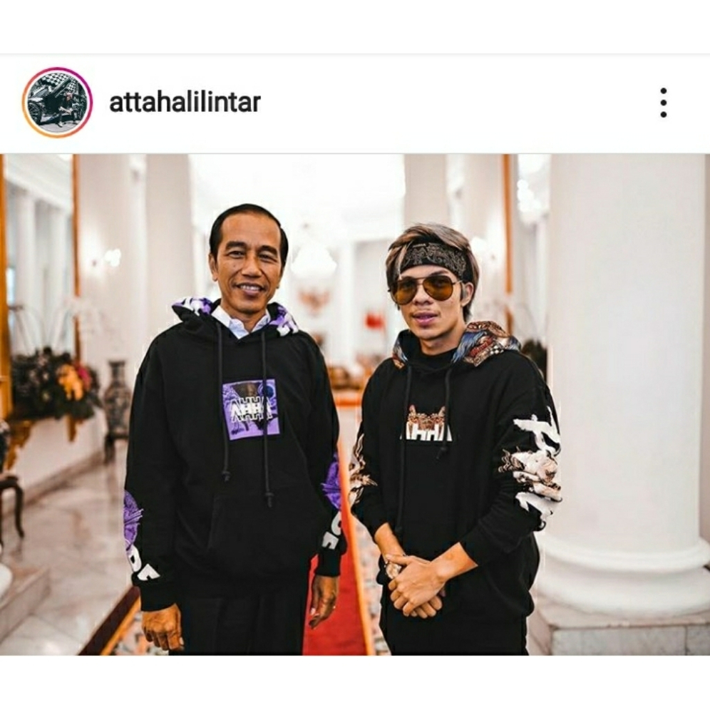 Ini Foto Atta Halilintar dan Presiden Jokowi yang Membuat 