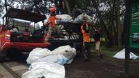 sampah di pendakian gunung ijen
