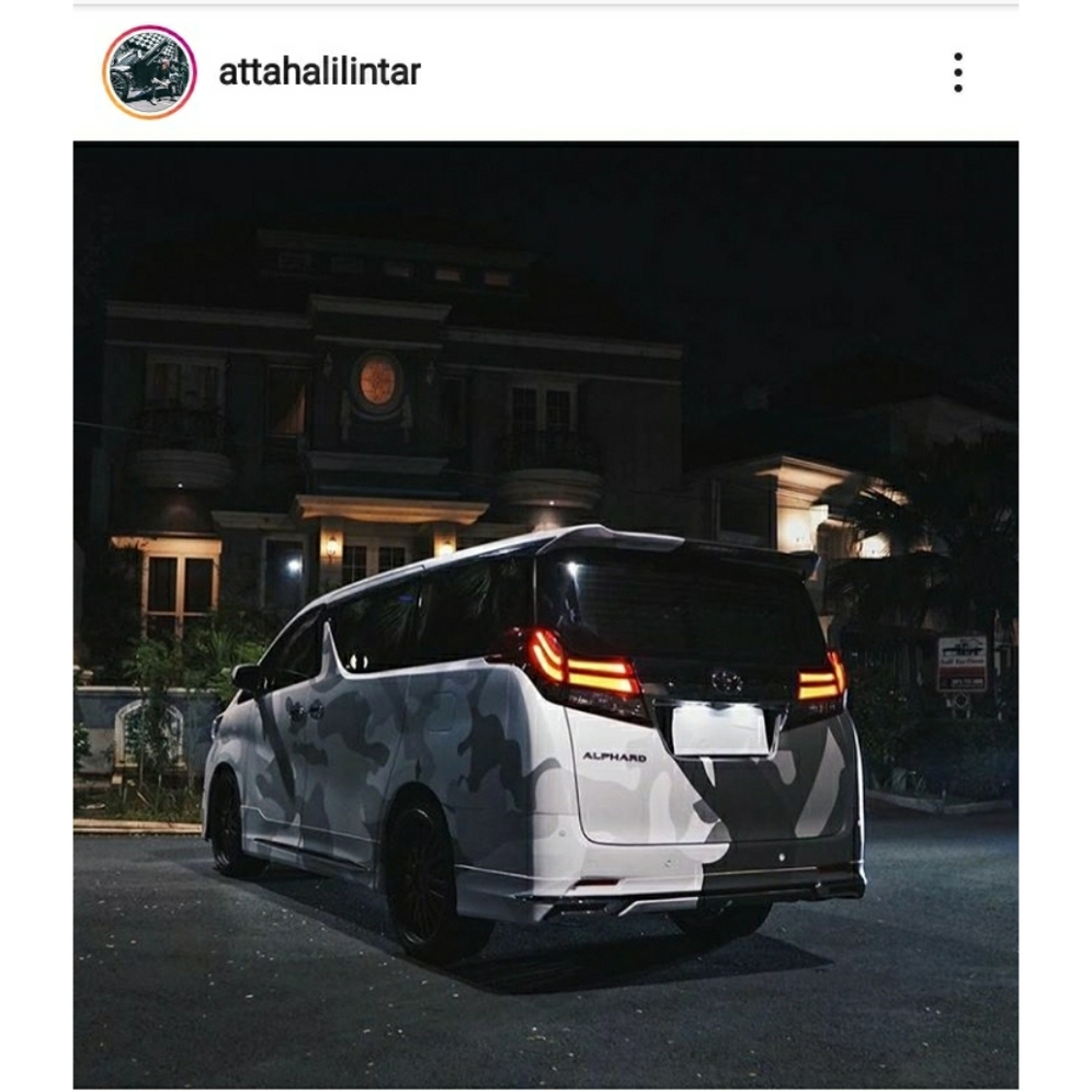 Wow Mobil Alphard Milik Atta Halilintar Diubah Jadi Warna