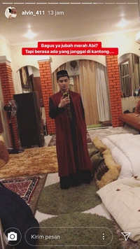 temukan tasbih di baju ustaz arifin ilhaminstagram alvin411