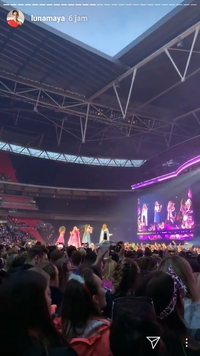 nonton konser spice girls di inggrisinstagram lunamaya
