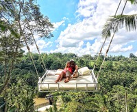 tengah hutan di ubud bali