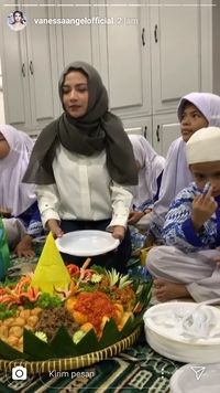 gelar syukuran instagram vanessaangelofficial